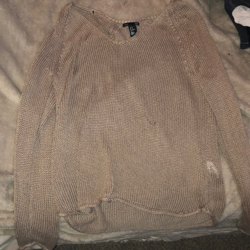 Mauve knit sweater